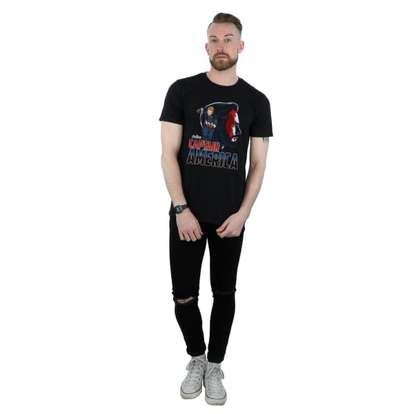 Avengers Infinity War Mens Captain America T-Shirt