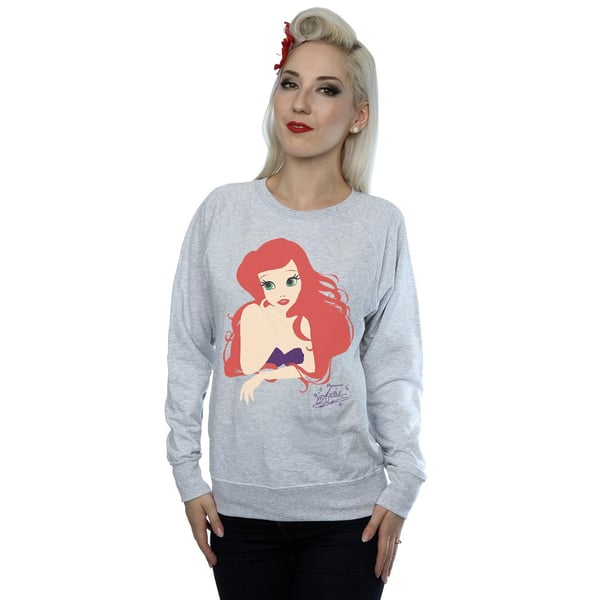 Disney Princess Womens/Ladies Ariel Silhouette Sweatshirt