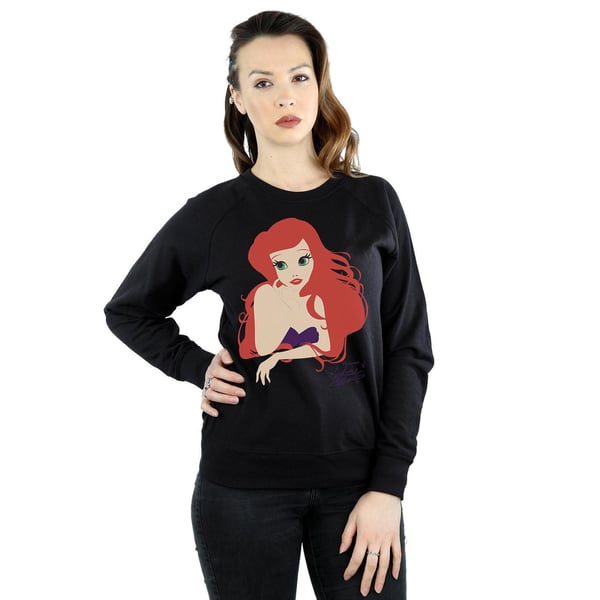 Disney Princess Womens/Ladies Ariel Silhouette Sweatshirt