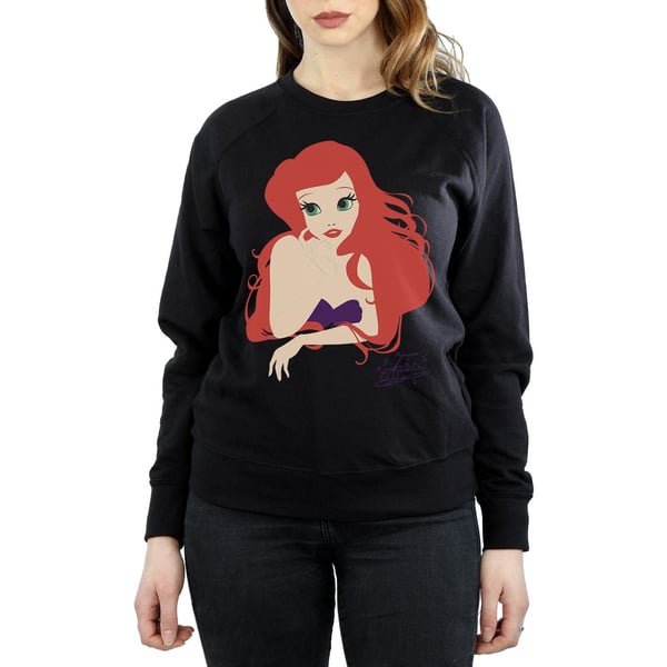 Disney Princess Womens/Ladies Ariel Silhouette Sweatshirt