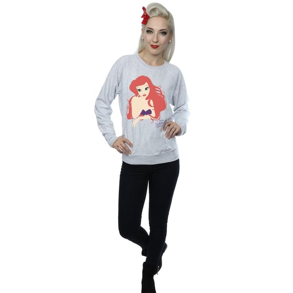Disney Princess Womens/Ladies Ariel Silhouette Sweatshirt