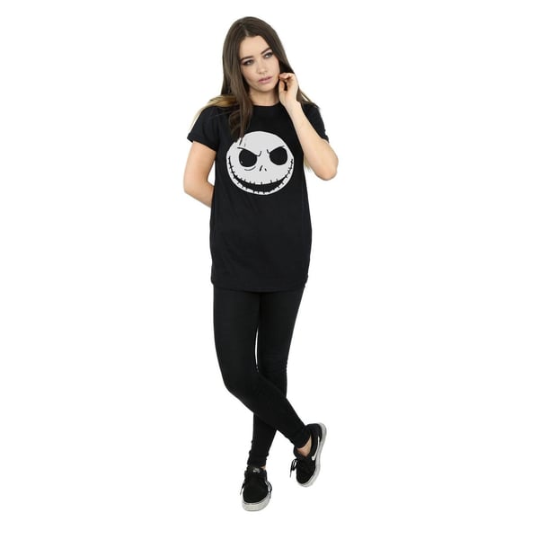 Nightmare Before Christmas Womens/Ladies Jack Skellington Cotton Boyfriend T-Shirt