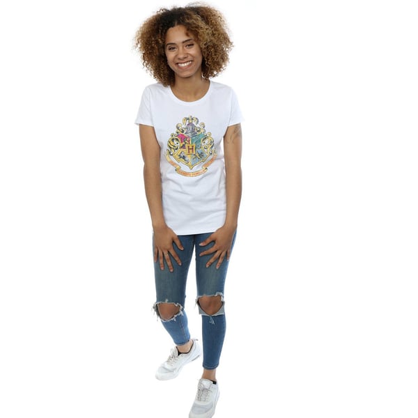 Harry Potter Womens/Ladies Hogwarts Crest Cotton T-Shirt
