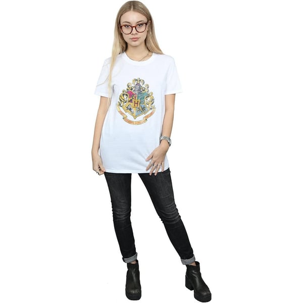 Harry Potter Womens/Ladies Hogwarts Crest Cotton T-Shirt