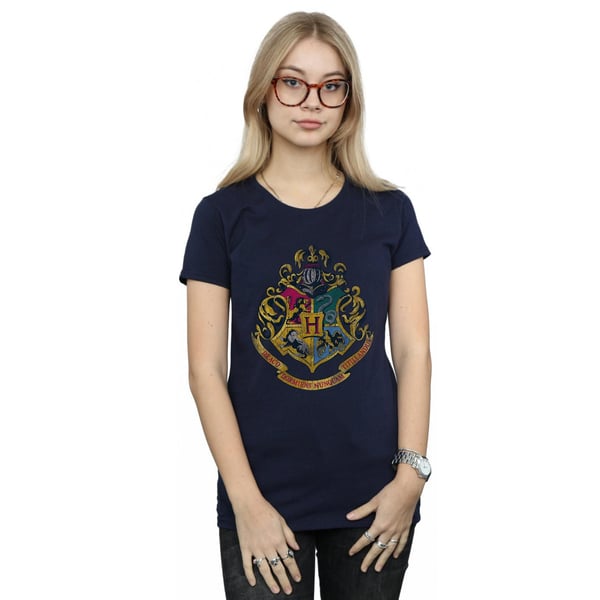 Harry Potter Womens/Ladies Hogwarts Crest Cotton T-Shirt