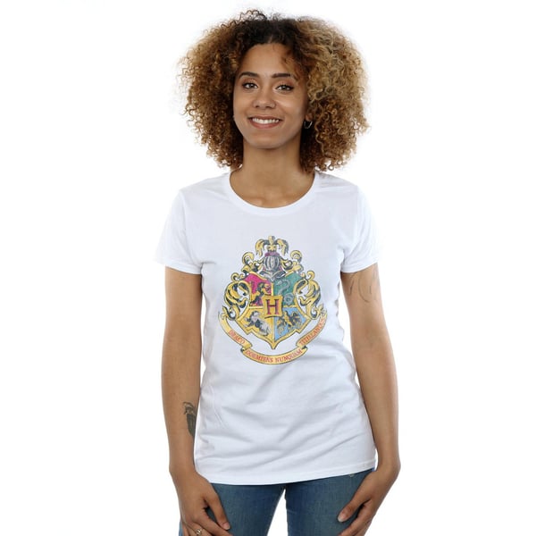 Harry Potter Womens/Ladies Hogwarts Crest Cotton T-Shirt