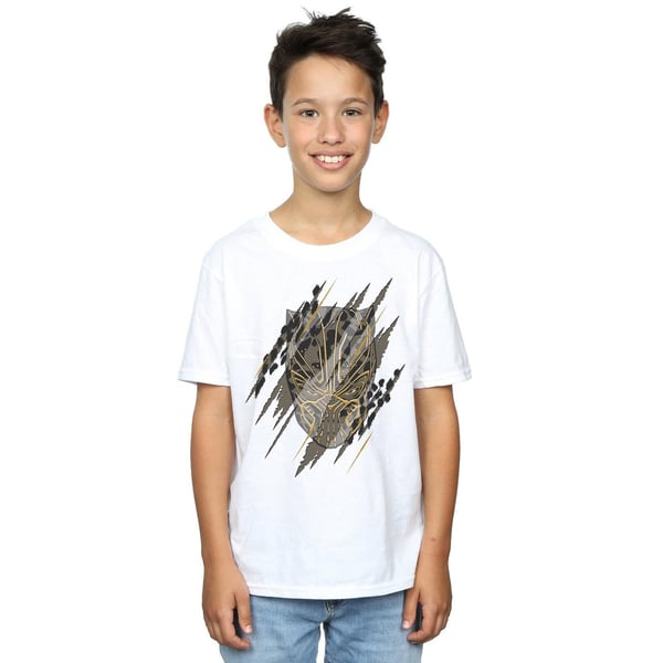 Marvel Boys Black Panther Gold Head T-Shirt