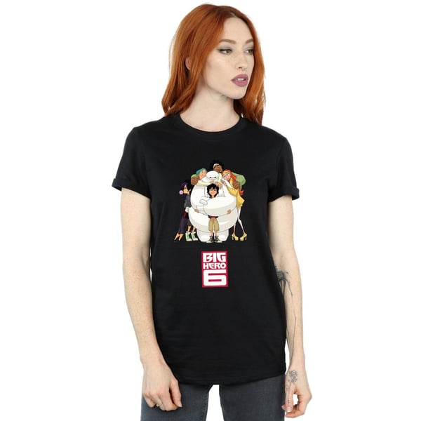 Big Hero 6 Womens/Ladies Baymax Hug Cotton Boyfriend T-Shirt