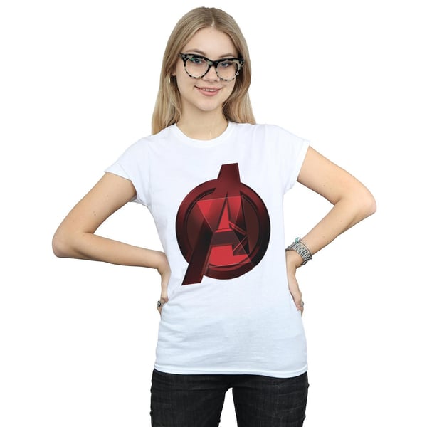 Marvel Womens/Ladies Black Widow Movie Avengers Logo Cotton T-Shirt