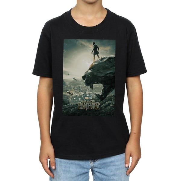 Marvel Boys Black Panther Poster T-Shirt