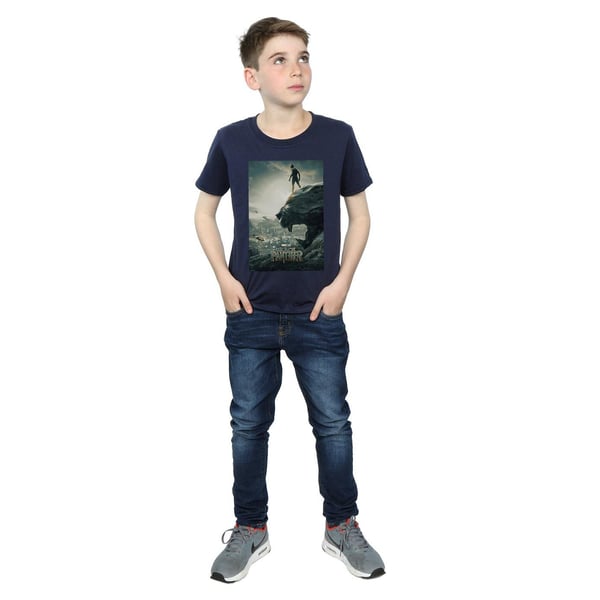 Marvel Boys Black Panther Poster T-Shirt
