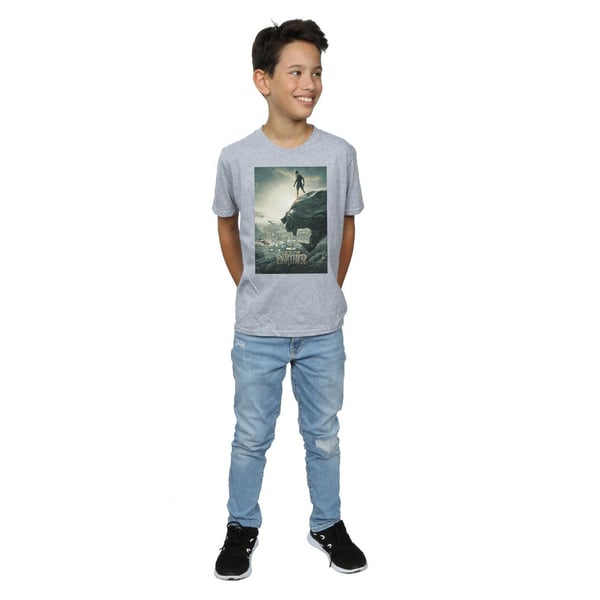 Marvel Boys Black Panther Poster T-Shirt