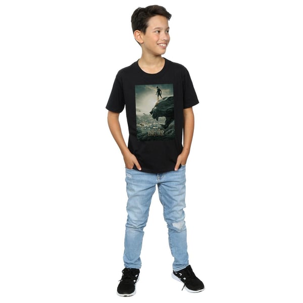 Marvel Boys Black Panther Poster T-Shirt