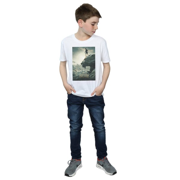 Marvel Boys Black Panther Poster T-Shirt