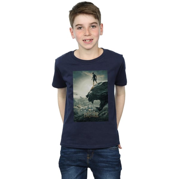 Marvel Boys Black Panther Poster T-Shirt