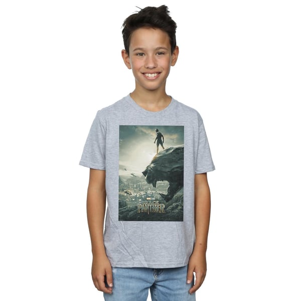 Marvel Boys Black Panther Poster T-Shirt