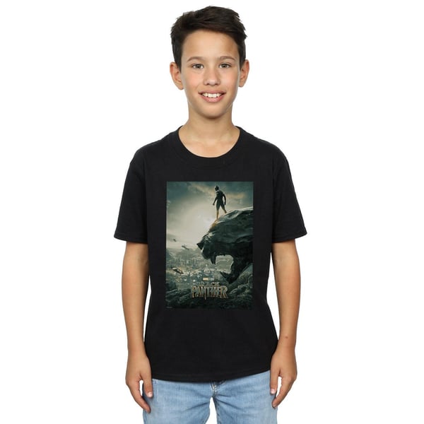 Marvel Boys Black Panther Poster T-Shirt