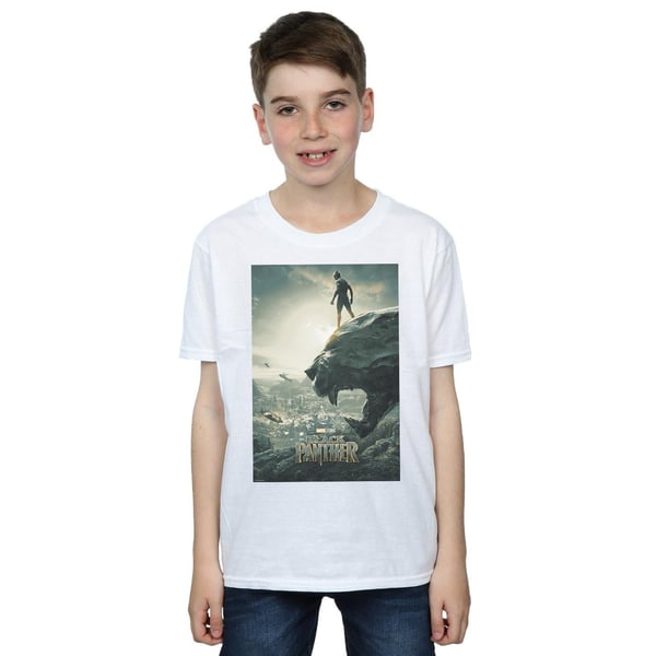 Marvel Boys Black Panther Poster T-Shirt