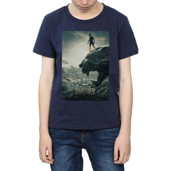 Marvel Boys Black Panther Poster T-Shirt