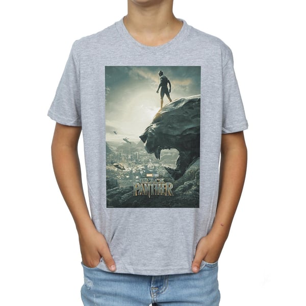Marvel Boys Black Panther Poster T-Shirt