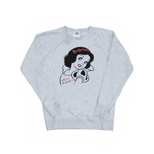 Disney Princess Womens/Ladies Snow White Glitter Sweatshirt