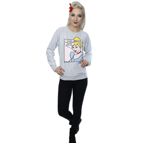 Disney Princess Womens/Ladies Cinderella Pop Art Sweatshirt