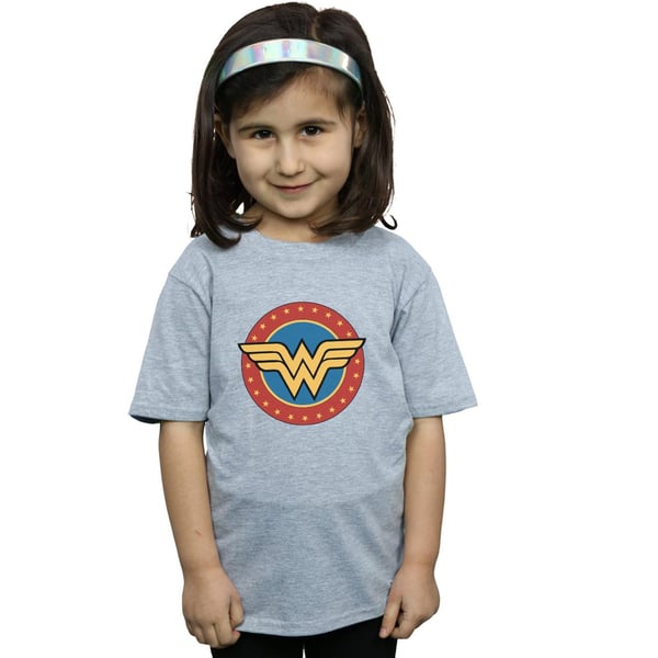 Wonder Woman Girls Logo Cotton T-Shirt
