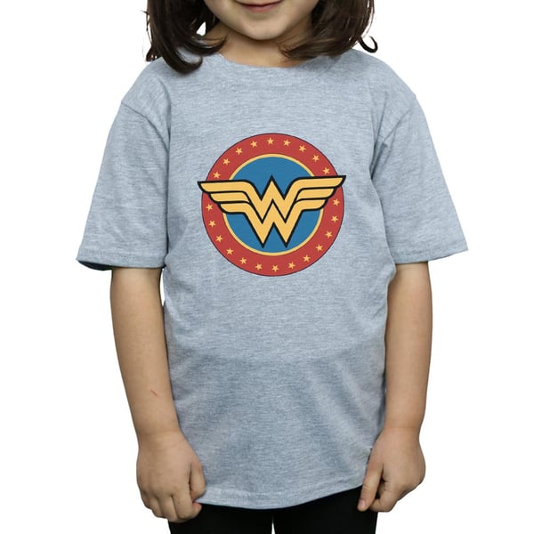 Wonder Woman Girls Logo Cotton T-Shirt