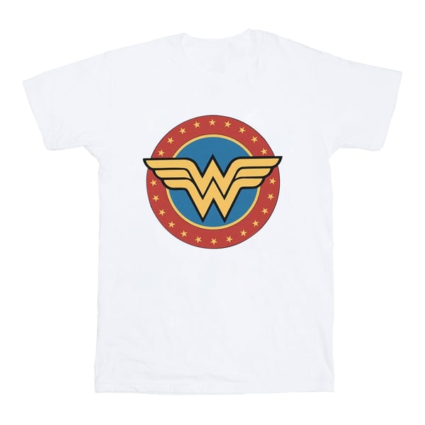 Wonder Woman Girls Logo Cotton T-Shirt