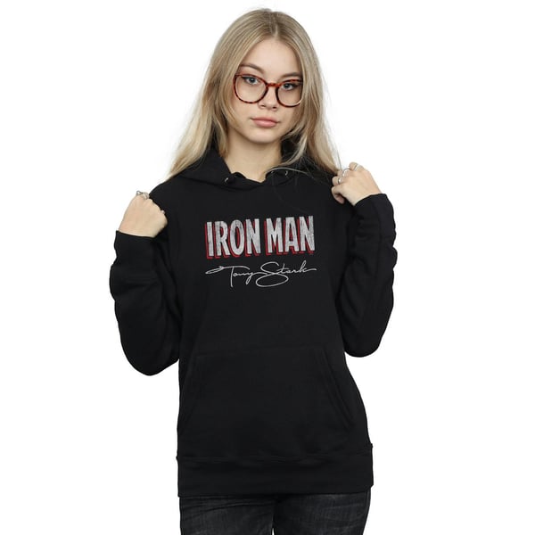 Marvel Womens/Ladies Iron Man AKA Tony Stark Hoodie