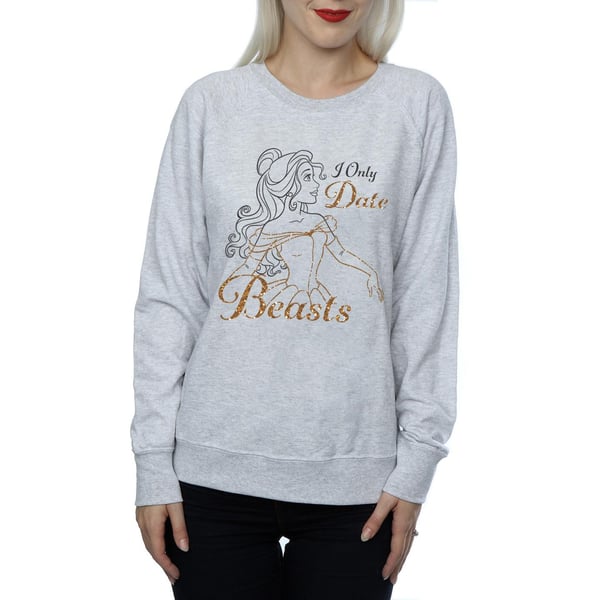 Disney Princess Womens/Ladies Belle I Only Date Beasts Sweatshirt