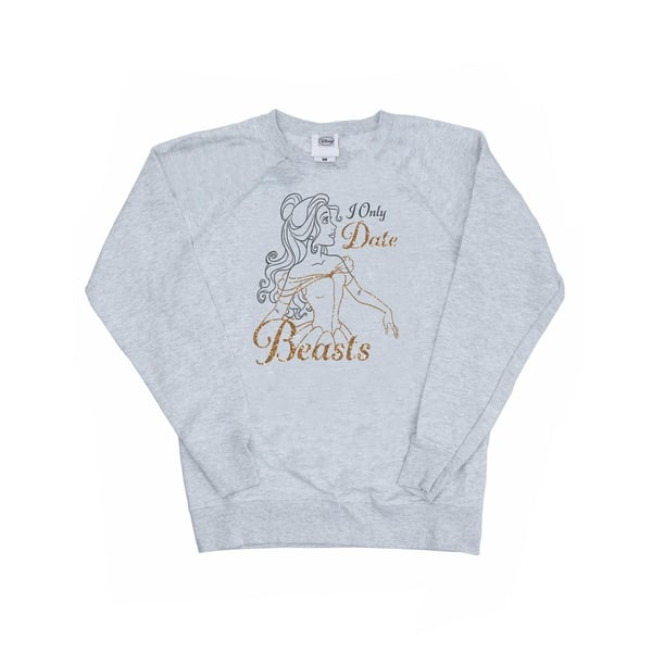 Disney Princess Womens/Ladies Belle I Only Date Beasts Sweatshirt