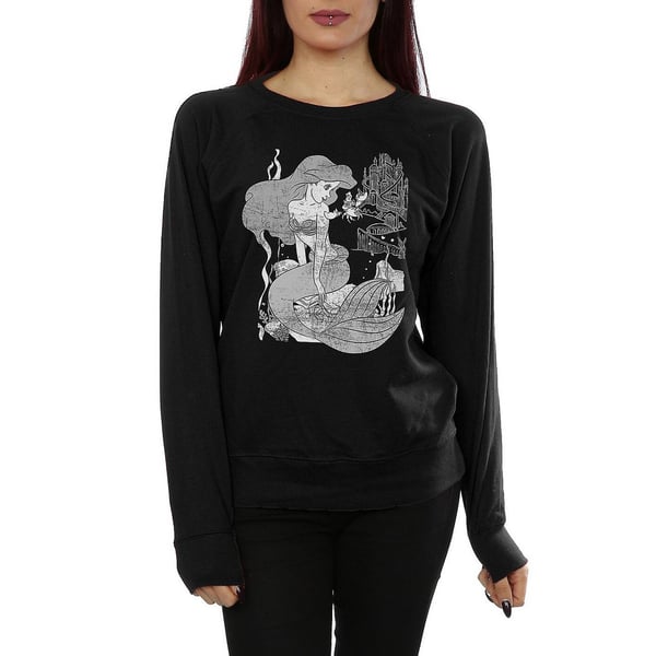 The Little Mermaid Womens/Ladies Cotton Sweatshirt