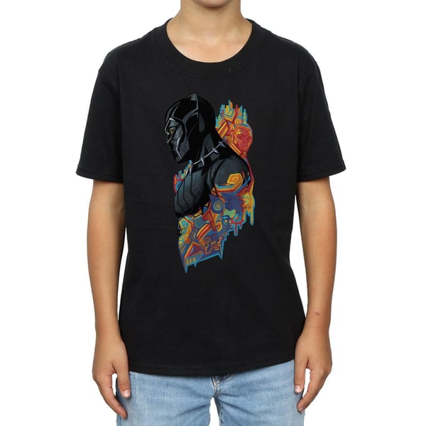 Marvel Boys Black Panther Profile T-Shirt