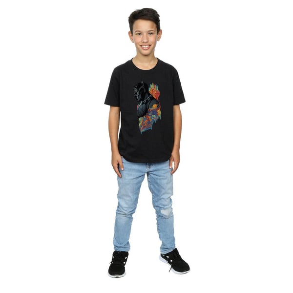 Marvel Boys Black Panther Profile T-Shirt