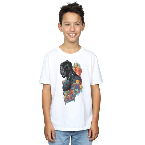 Marvel Boys Black Panther Profile T-Shirt