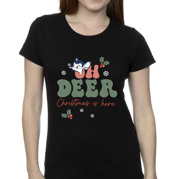 Disney Womens/Ladies Bambi Oh Deer Cotton T-Shirt