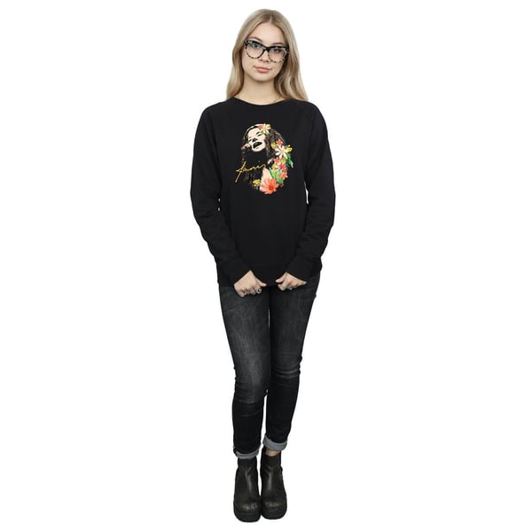 Janis Joplin Womens/Ladies Floral Pattern Sweatshirt