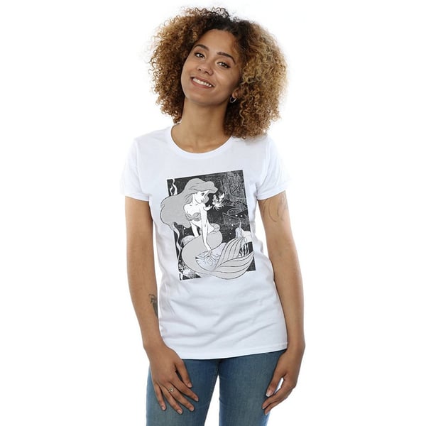 The Little Mermaid Womens/Ladies Cotton T-Shirt