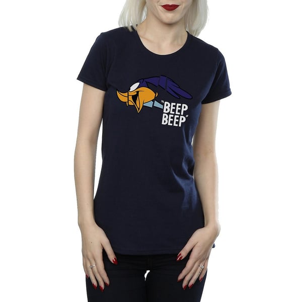 Looney Tunes Dam/Kvinnor Beep Beep Road Runner T-shirt i bomull