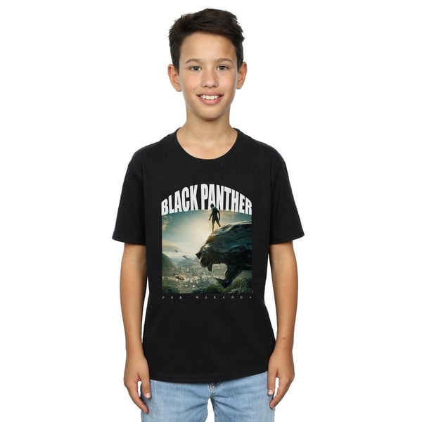 Marvel Boys Black Panther For Wakanda T-paita
