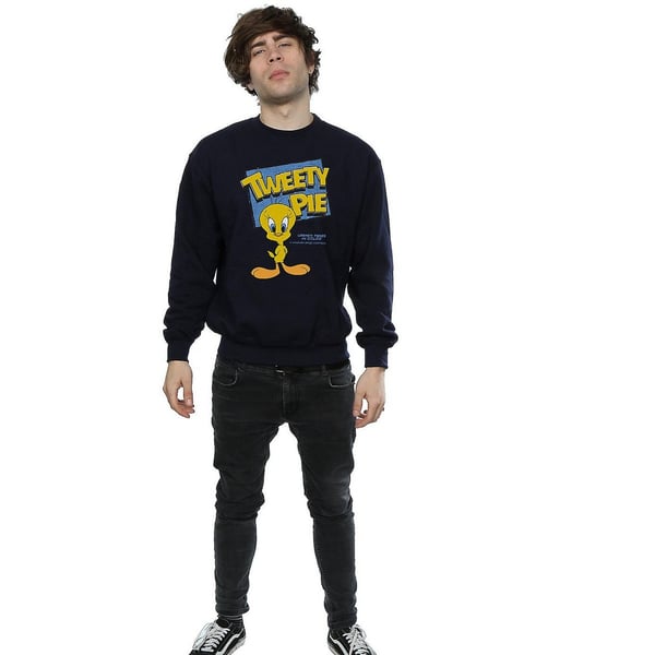 Looney Tunes Mens Classic Tweety Cotton Sweatshirt