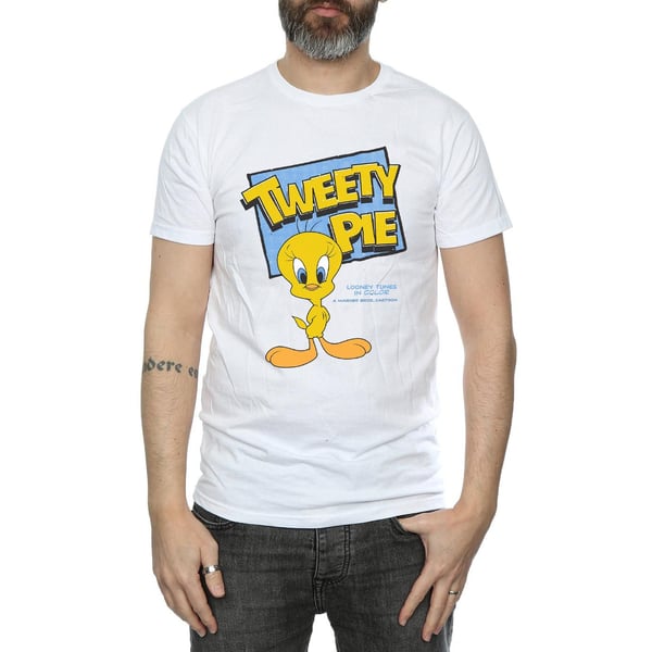 Looney Tunes Mens Classic Tweety Cotton T-Shirt