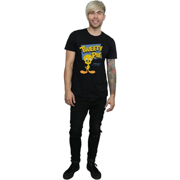 Looney Tunes Mens Classic Tweety Cotton T-Shirt
