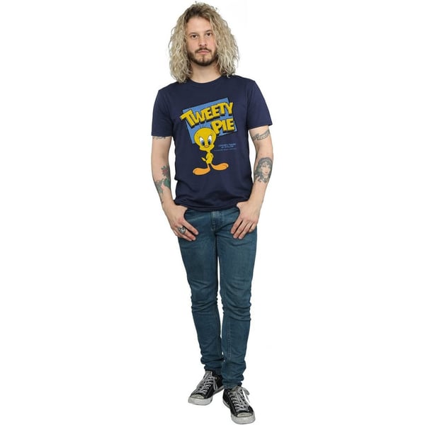 Looney Tunes Mens Classic Tweety Cotton T-Shirt
