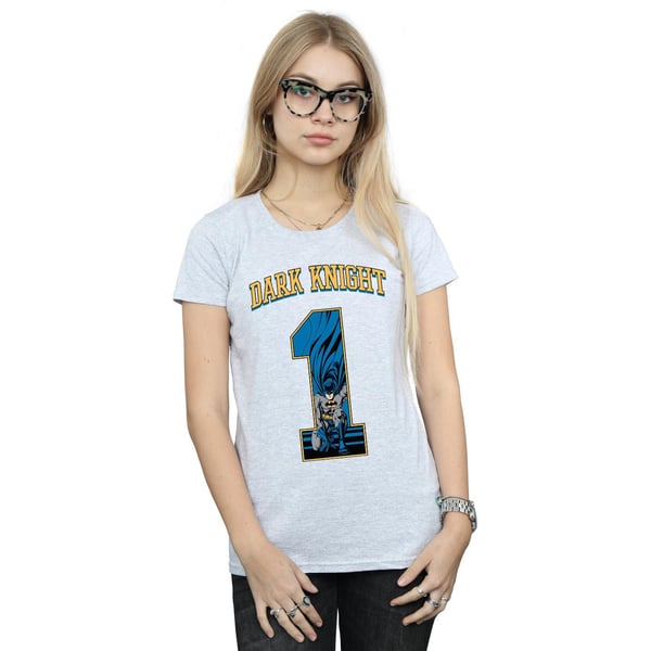 DC Comics Womens/Ladies Batman Football Dark Knight Cotton T-Shirt