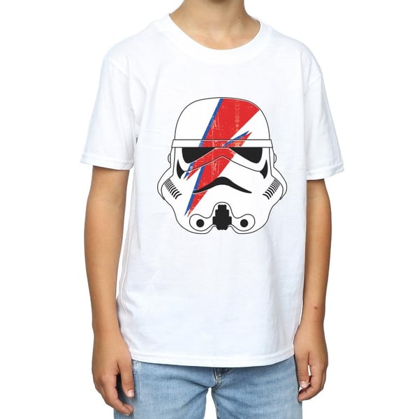 Star Wars Boys Glam Stormtrooper Lightning Bolt Cotton T-Shirt