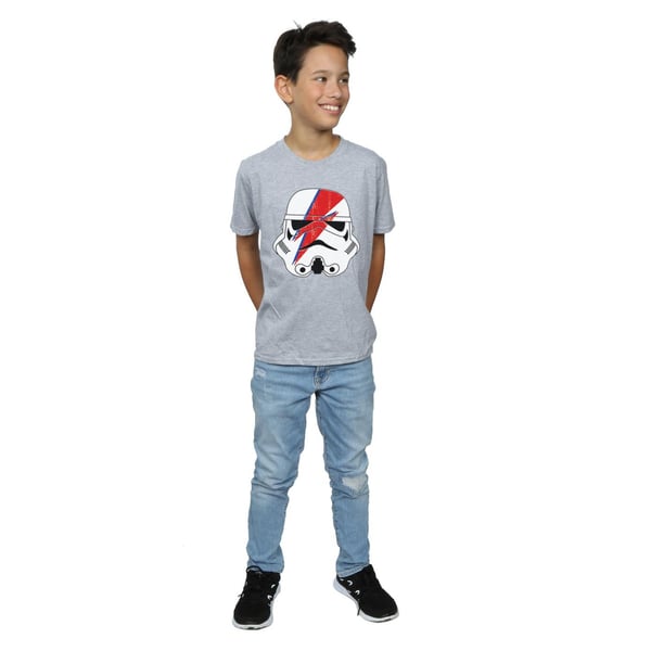 Star Wars Boys Glam Stormtrooper Lightning Bolt Cotton T-Shirt