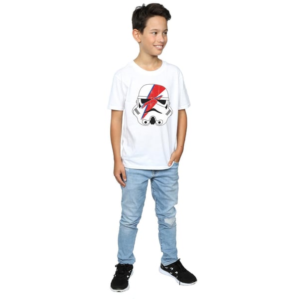Star Wars Boys Glam Stormtrooper Lightning Bolt Cotton T-Shirt