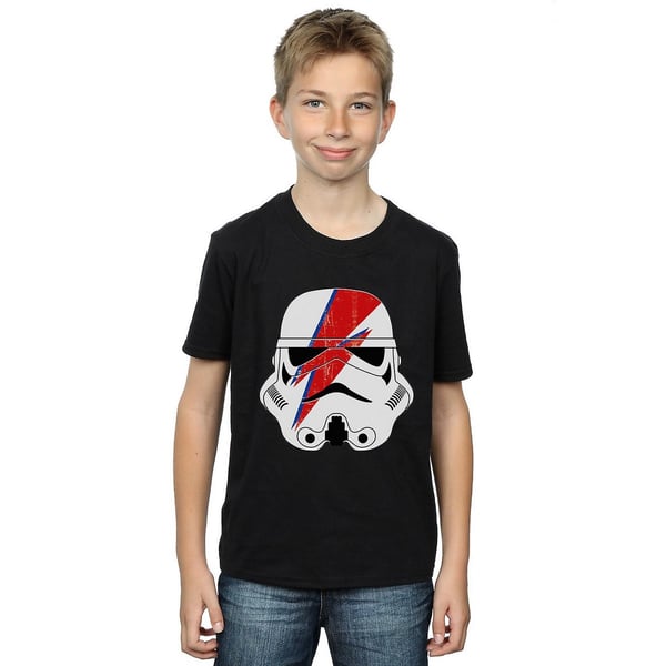 Star Wars Boys Glam Stormtrooper Lightning Bolt Cotton T-Shirt